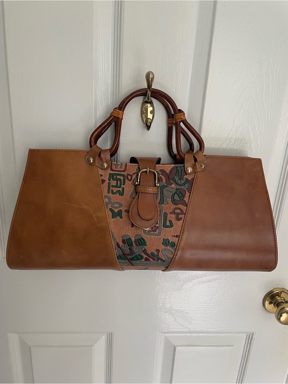 Unique Hand tooled Handbag